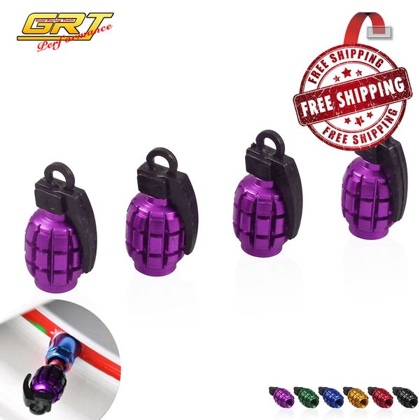 4pcs universal aluminum grenade design car wheel tyre valve caps, bicycle tire air valve cap 6 colors vs009
4pcs universal aluminum grenade design car wheel tyre valve caps, bicycle tire air valve cap 6 colors vs009