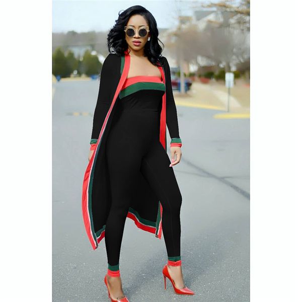 plus size 3xl women stripe 3 pieces set long loose coat chest wrap+pants casual outfits outdoor print fashion clothing 1996, Black;gray
plus size 3xl women stripe 3 pieces set long loose coat chest wrap+pants casual outfits outdoor print fashion clothing 1996, Black;gray