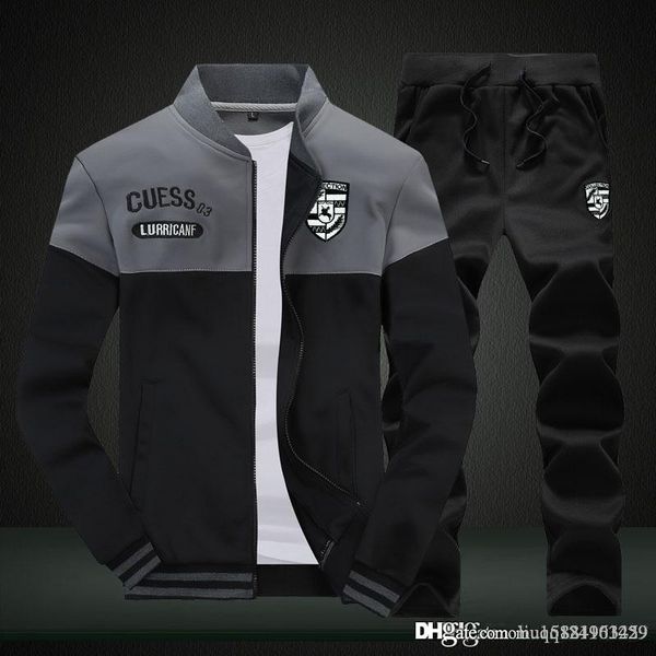 designer tracksuit men luxury sweat suits autumn brand mens jogger suits jacket + pants sets sporting men s clothing tracksuits, Gray
designer tracksuit men luxury sweat suits autumn brand mens jogger suits jacket + pants sets sporting men s clothing tracksuits, Gray