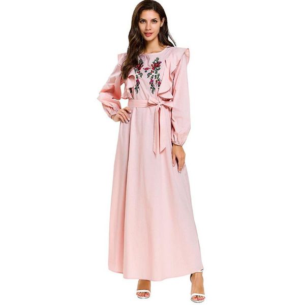 turkey muslim abaya dress women ruffle sleeve lace-up floral maxi vestidos kimono islamic clothing moroccan kaftan hijab elbise, Red
turkey muslim abaya dress women ruffle sleeve lace-up floral maxi vestidos kimono islamic clothing moroccan kaftan hijab elbise, Red