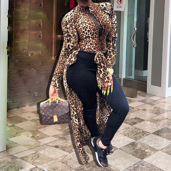 leopard blouse women long sleeve shirt autumn ladies streetwear club lace up zip print long and blouses 2019 female, White
leopard blouse women long sleeve shirt autumn ladies streetwear club lace up zip print long and blouses 2019 female, White