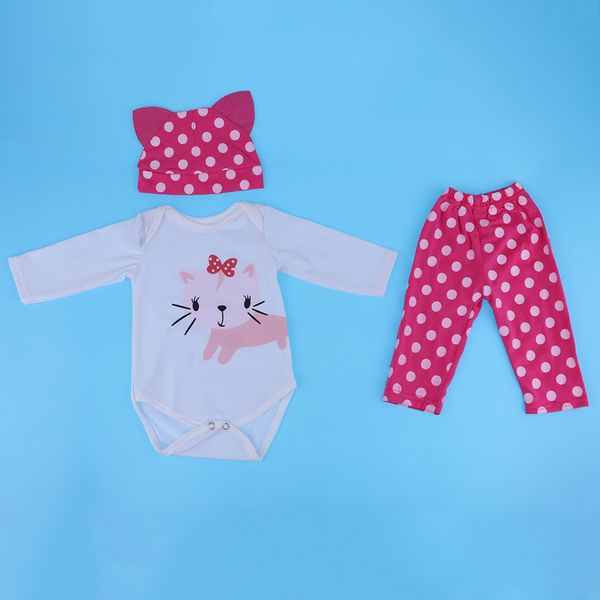 sweet long sleeve jumpsuit pink with pants hat for 20inch reborn newborn doll kids gift
sweet long sleeve jumpsuit pink with pants hat for 20inch reborn newborn doll kids gift