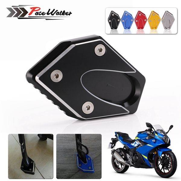 cnc motorcycl side stand kickstand kick extension foot plate pad for gw250 inazuma gsx250 gsx250r dl250
cnc motorcycl side stand kickstand kick extension foot plate pad for gw250 inazuma gsx250 gsx250r dl250