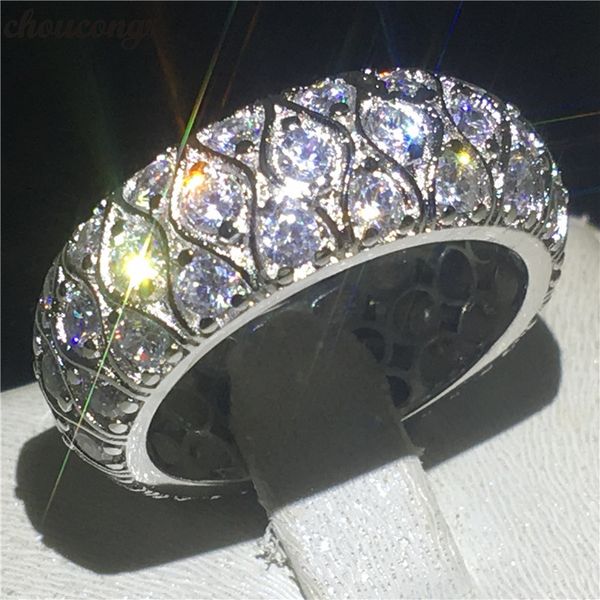choucong handmade vintage ring 925 sterling silver diamond engagement wedding band rings for women men finger jewelry, Slivery;golden
choucong handmade vintage ring 925 sterling silver diamond engagement wedding band rings for women men finger jewelry, Slivery;golden