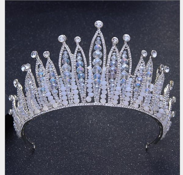 hand-made beaded wedding crown fashion p accessories baroque bridal headdress, Slivery;golden
hand-made beaded wedding crown fashion p accessories baroque bridal headdress, Slivery;golden