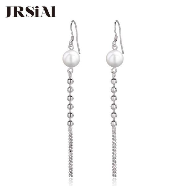 jrsial 925 sterling silver jewelry pearl earrings korean fashion bead earrings tassel long, Golden;silver
jrsial 925 sterling silver jewelry pearl earrings korean fashion bead earrings tassel long, Golden;silver