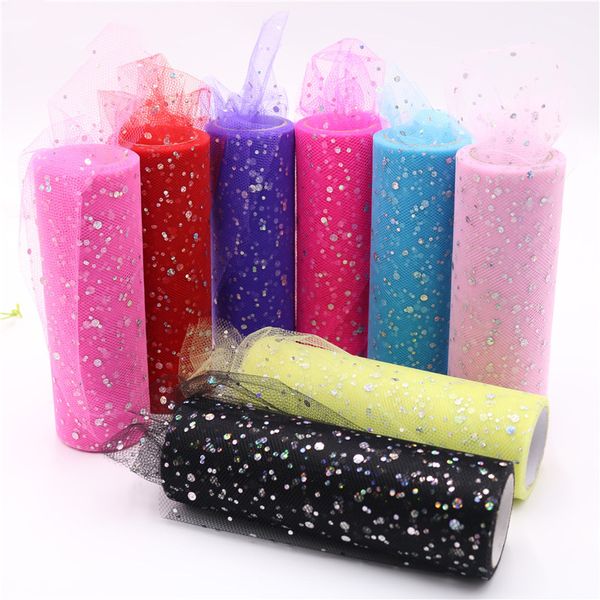 10 yards sequin glitter tulle roll mesh spool tutu wedding decoration 15cm width organza laser diy craft party supplies 62481, Black;white
10 yards sequin glitter tulle roll mesh spool tutu wedding decoration 15cm width organza laser diy craft party supplies 62481, Black;white