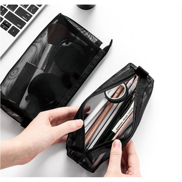creative ming mesh grid test pencil bag student with large capacity stationery bag storage
creative ming mesh grid test pencil bag student with large capacity stationery bag storage
