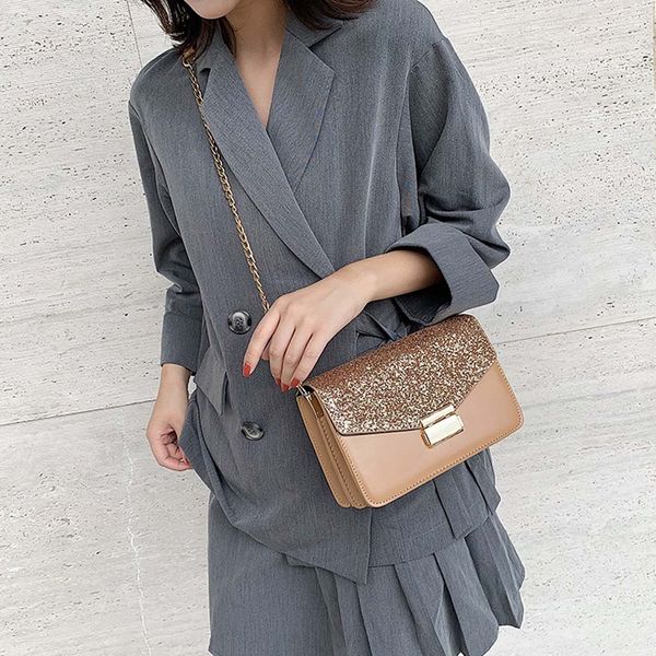 sequins women messenger bag pu leather chain handle handbags shoulder crossbody bags for women purse bolso mujer
sequins women messenger bag pu leather chain handle handbags shoulder crossbody bags for women purse bolso mujer