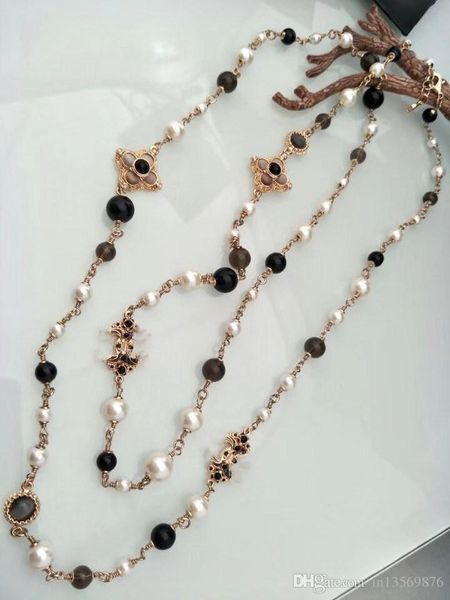 new with box luxury women's female's ladies stamped jew pearls crystal long necklaces sweater chains ing, Silver
new with box luxury women's female's ladies stamped jew pearls crystal long necklaces sweater chains ing, Silver