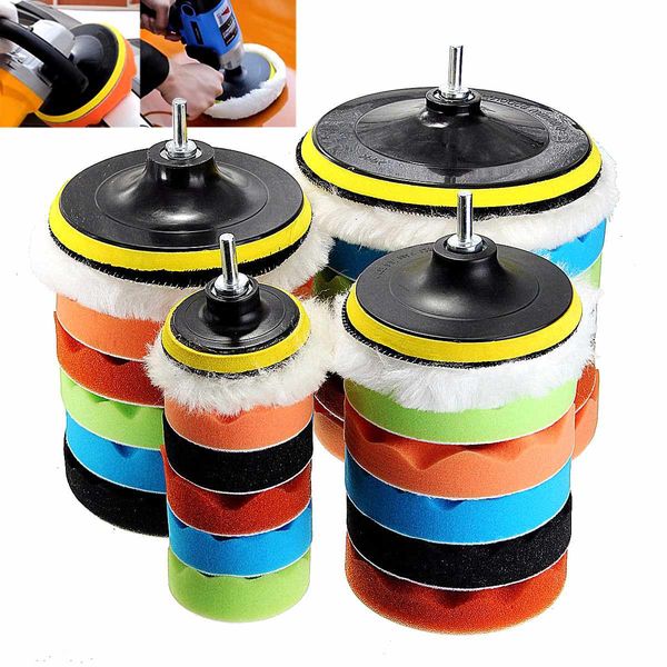 8pcs/set car polishing pad 3/5/6/7 inch sponge buffing waxing boat car polish buffer drill wheel polisher removes scratches
8pcs/set car polishing pad 3/5/6/7 inch sponge buffing waxing boat car polish buffer drill wheel polisher removes scratches