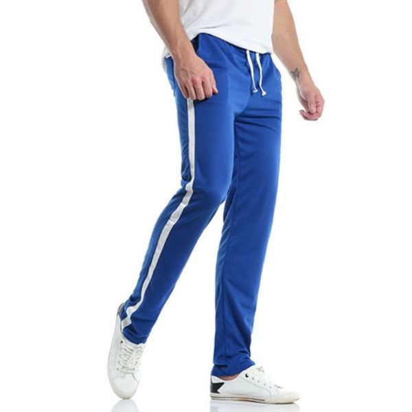 men's striped casual sports trousers hugh solid color white stripe tied comfortable slim sports pants striped 02*, Black
men's striped casual sports trousers hugh solid color white stripe tied comfortable slim sports pants striped 02*, Black