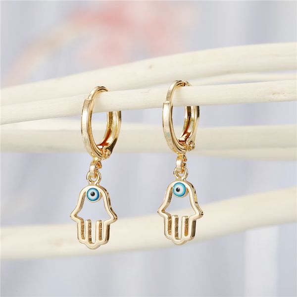 european jewelry hamas hand eye pendant huggies earrings turkish turkey gold silver color mini stud hoop earring, Golden;silver
european jewelry hamas hand eye pendant huggies earrings turkish turkey gold silver color mini stud hoop earring, Golden;silver