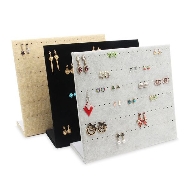 jewelry frame grey black beige velvet earrings holder earring display stand jewelry display shelf show case organizer tray, Pink;blue
jewelry frame grey black beige velvet earrings holder earring display stand jewelry display shelf show case organizer tray, Pink;blue