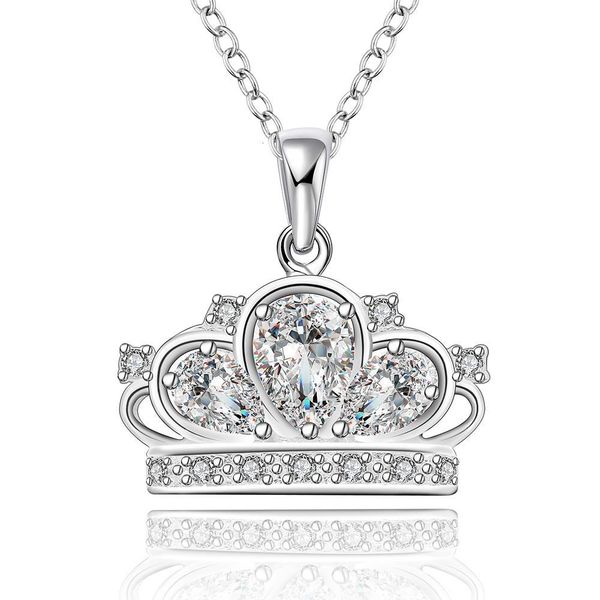 classic fashion crown modeling zircon silver necklace pendant fashion necklace vintage pendant jewelry
classic fashion crown modeling zircon silver necklace pendant fashion necklace vintage pendant jewelry