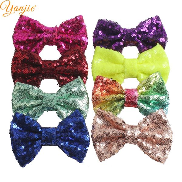 30pcs/lot 4" glitter sequin hair bow without clips girls solid knot hair bow for kids hair accessories diy headband headwear, Slivery;white
30pcs/lot 4" glitter sequin hair bow without clips girls solid knot hair bow for kids hair accessories diy headband headwear, Slivery;white