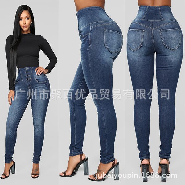 europe and america selling women's jeans high-waisted-slimming jeans women's s-5xl, Blue
europe and america selling women's jeans high-waisted-slimming jeans women's s-5xl, Blue
