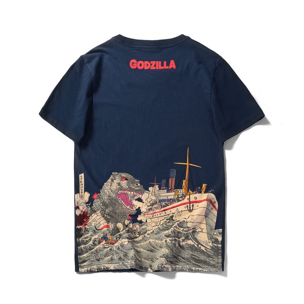 2018 cool godzilla monster new men's t-shirt summer cotton anime t-shirt white fitness cartoon fitness fun homme ing, White;black
2018 cool godzilla monster new men's t-shirt summer cotton anime t-shirt white fitness cartoon fitness fun homme ing, White;black