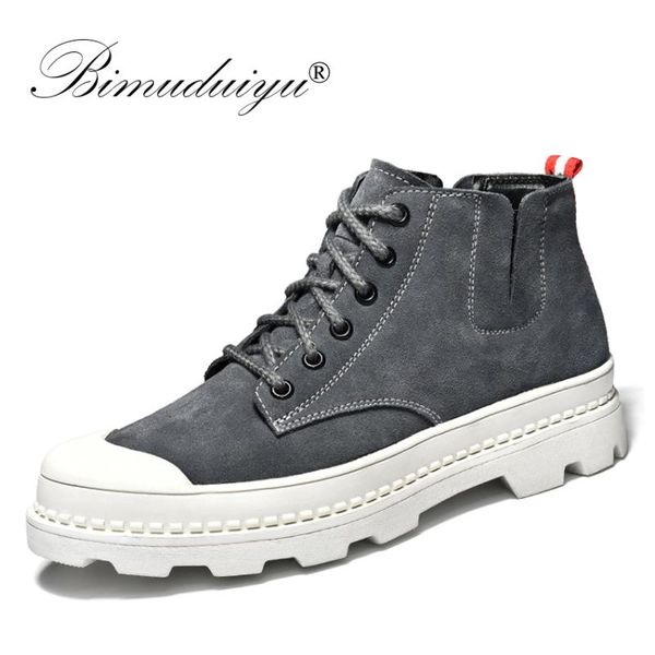 bimuduiyu genuine leather men's boots warm winter ankle boots fashion with fur snow for men sneakers shoes male, Black
bimuduiyu genuine leather men's boots warm winter ankle boots fashion with fur snow for men sneakers shoes male, Black