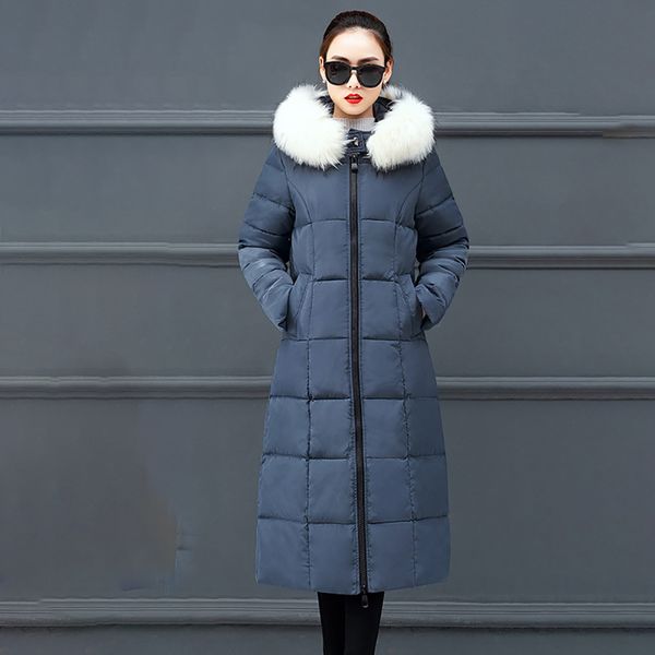 with pockets slim fit over knee thickening warm winter women down coat faux fur hooded windproof long sleeve daily solid zipper, Black
with pockets slim fit over knee thickening warm winter women down coat faux fur hooded windproof long sleeve daily solid zipper, Black