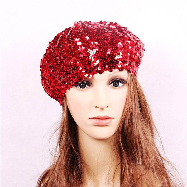 women's fashion sequins beret hat ladies magic color change performance stage hat a variety of colors optional, Blue;gray
women's fashion sequins beret hat ladies magic color change performance stage hat a variety of colors optional, Blue;gray