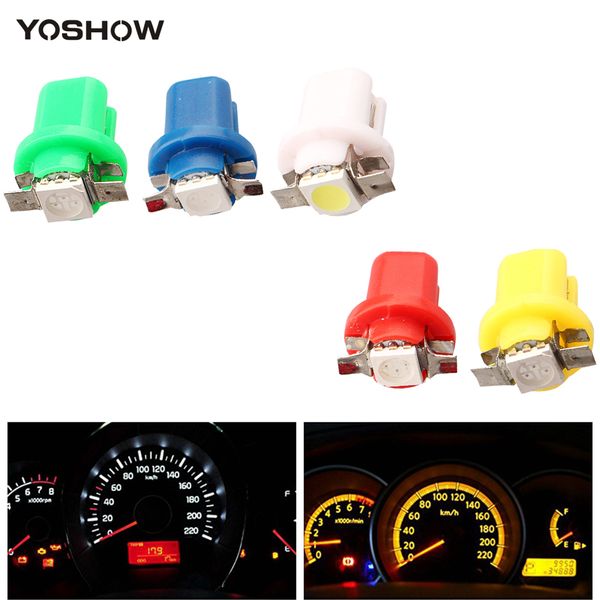100 pcs b 8.5 bright b8.5 1 led 1 smd gauge dashboard bulbs instrument light license plate white amber blue red green mix
100 pcs b 8.5 bright b8.5 1 led 1 smd gauge dashboard bulbs instrument light license plate white amber blue red green mix
