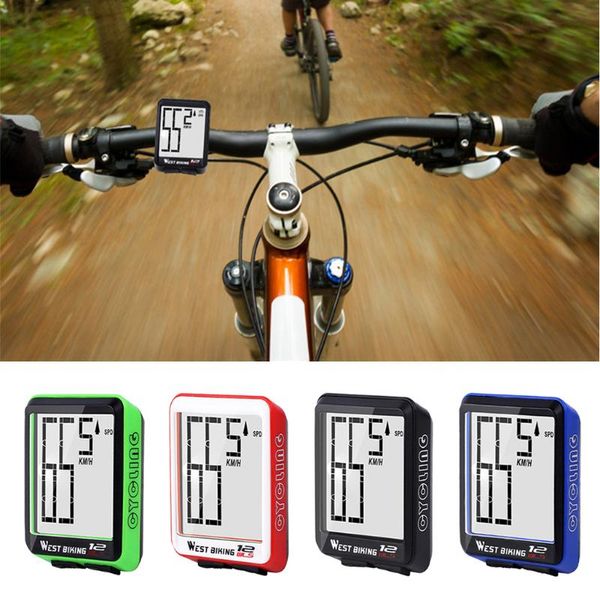 west biking wireless cycling bike computer odometer speedometer backlight road bicycle mtb mountain folding bikes accessories
west biking wireless cycling bike computer odometer speedometer backlight road bicycle mtb mountain folding bikes accessories