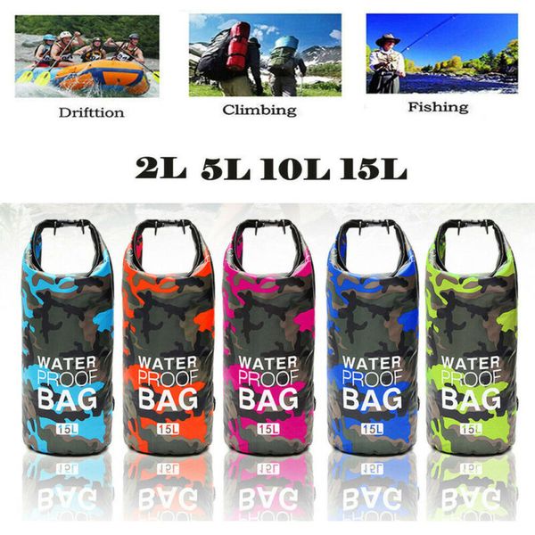 Heavey-Duty Water Proof Dry Bag Sack for Swimming/Camping/Fishing/Boating 15L
Heavey-Duty Water Proof Dry Bag Sack for Swimming/Camping/Fishing/Boating 15L