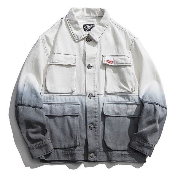 mens designer jackets men gradient harajuku streetwear multi-pockets bomber jacket male high street cotton cargo coat yt5032, Black;brown
mens designer jackets men gradient harajuku streetwear multi-pockets bomber jacket male high street cotton cargo coat yt5032, Black;brown