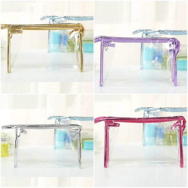 5 colors transparent makeup bag organizer waterproof pvc cosmetic bag envelope receive toiletry bags
5 colors transparent makeup bag organizer waterproof pvc cosmetic bag envelope receive toiletry bags
