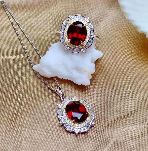 shilovem 925 sterling silver natural garnet rings pendants stud earrings fine jewelry wedding send necklace mtzj0810z081066ags, Black
shilovem 925 sterling silver natural garnet rings pendants stud earrings fine jewelry wedding send necklace mtzj0810z081066ags, Black