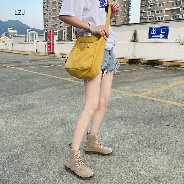 lzj fashion autumn lace up ankle boot womens flat heels shoes casual dress booties warm woman shoes botas mujer invierno, Black
lzj fashion autumn lace up ankle boot womens flat heels shoes casual dress booties warm woman shoes botas mujer invierno, Black