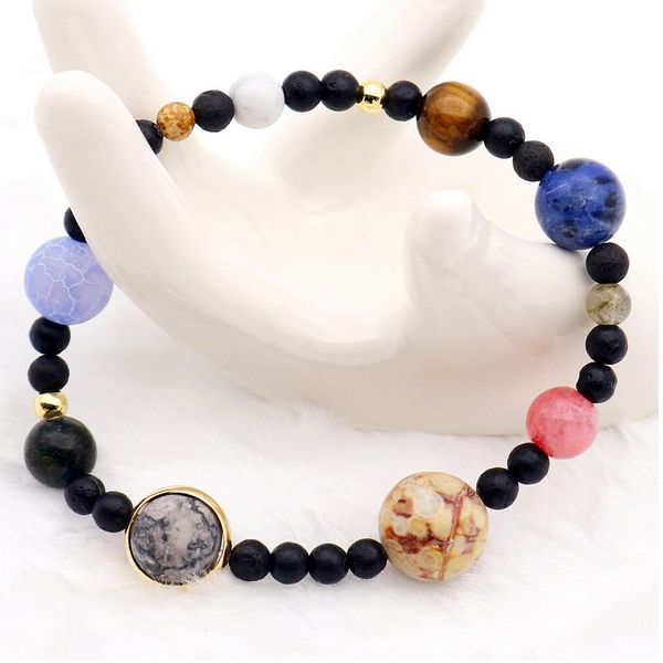 no design 9 planets solar system bracelets universe women natural stones beaded stretch strand bracelets, Golden;silver
no design 9 planets solar system bracelets universe women natural stones beaded stretch strand bracelets, Golden;silver