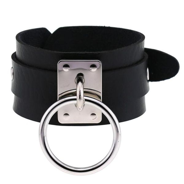 fashion-black leather wristband bracelet cuff goth gothic punk bracelets women men emo metal armbands cosplay jewelry, White
fashion-black leather wristband bracelet cuff goth gothic punk bracelets women men emo metal armbands cosplay jewelry, White