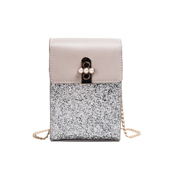 asds-women's fashion small square bag sequin chain shoulder bag messenger mobile phone purse handbag gray
asds-women's fashion small square bag sequin chain shoulder bag messenger mobile phone purse handbag gray