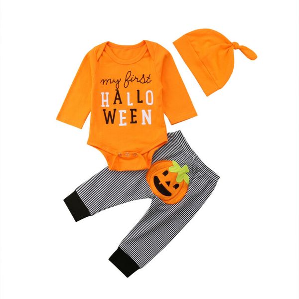 2019 зима теплая 3шт baby girl boy halloween pumpkin полосатый оранжевый костюм romper + брюки + hat fancy outfit set, Pink;blue
2019 зима теплая 3шт baby girl boy halloween pumpkin полосатый оранжевый костюм romper + брюки + hat fancy outfit set, Pink;blue