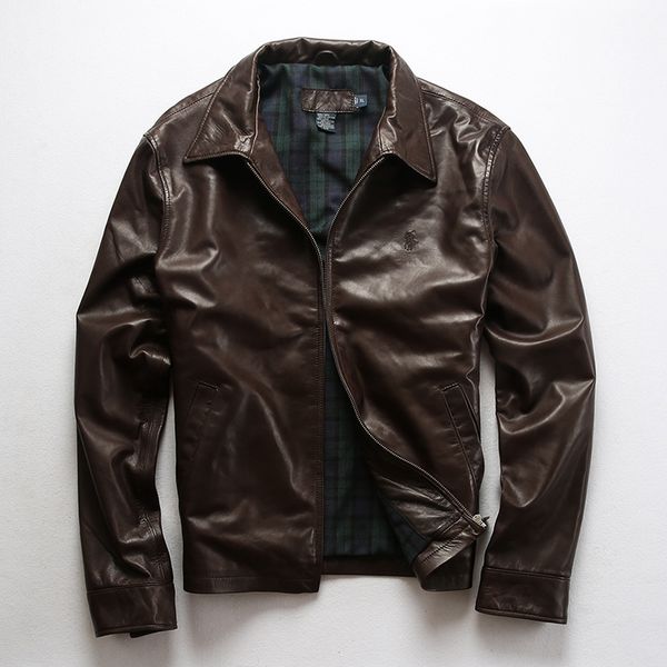 2019 genuine leather jackets men's autumn winter sheepskin casual business coats large size zipper warm jacket, Black
2019 genuine leather jackets men's autumn winter sheepskin casual business coats large size zipper warm jacket, Black