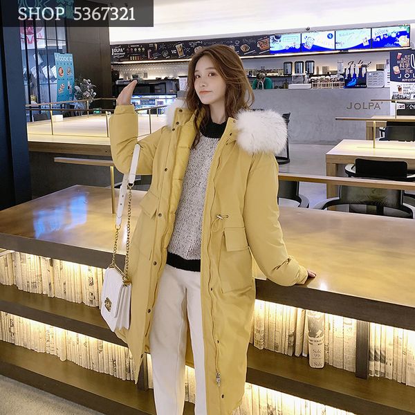 down cotton woman 2019 winter long fund overknee thickening cotton-padded clothes woman heavy seta lead even hat loose coat tide, Black
down cotton woman 2019 winter long fund overknee thickening cotton-padded clothes woman heavy seta lead even hat loose coat tide, Black