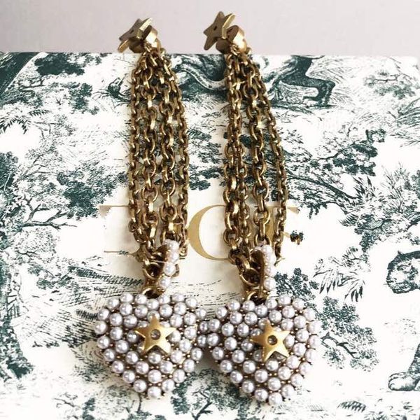 Vintage cla ic de igner copper gold ta el chain heart charm dangle earring for women jewelry, Silver
Vintage cla ic de igner copper gold ta el chain heart charm dangle earring for women jewelry, Silver