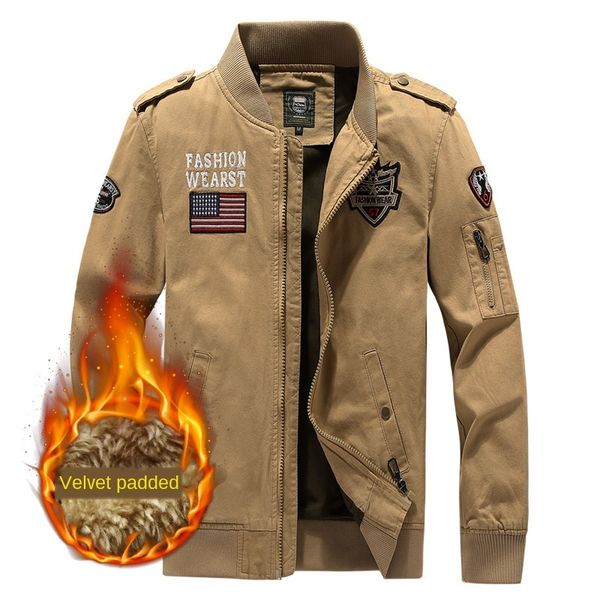 мужские дизайнер плюс бархатные толстые большой размер хлопок мыть пилот мужской свободного покроя оснастки куртка, Black;brown
мужские дизайнер плюс бархатные толстые большой размер хлопок мыть пилот мужской свободного покроя оснастки куртка, Black;brown