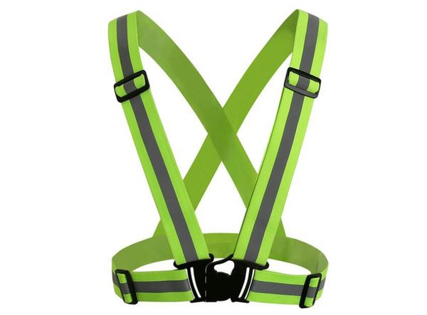 mounchain high visibility v-shape reflective safety vest inserting buckle luminous elastic belt for night running cycling, Black
mounchain high visibility v-shape reflective safety vest inserting buckle luminous elastic belt for night running cycling, Black