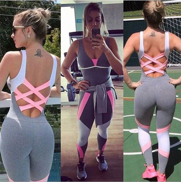 yoga jumpsuit tracksuit sport wear yoga set fitness running sportswear soft gym clothing workout women one pieces set, White;red
yoga jumpsuit tracksuit sport wear yoga set fitness running sportswear soft gym clothing workout women one pieces set, White;red