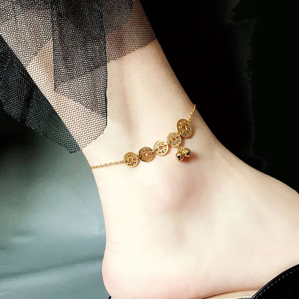 korean version of the simple titanium steel anklet womens bell antiquity 18k dickinson of small numerous net red tide infinite rich, Red;blue
korean version of the simple titanium steel anklet womens bell antiquity 18k dickinson of small numerous net red tide infinite rich, Red;blue