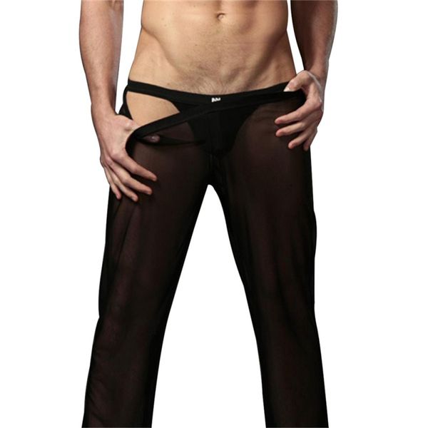 2019 men's mesh sheer see-through loose fit pants straight leg nightwear sports pants breathable mesh new, Black;blue
2019 men's mesh sheer see-through loose fit pants straight leg nightwear sports pants breathable mesh new, Black;blue