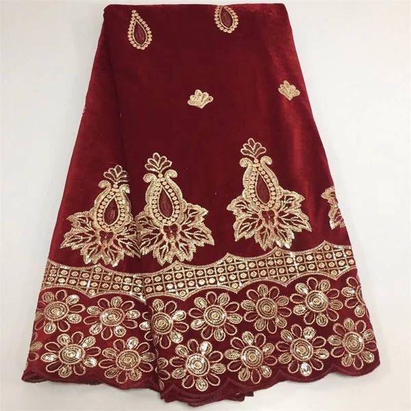 5yards/pc,Hot sale wine velveteen material african soft velvet fabric with gold sequins flower pattern for clothes CFV1
5yards/pc,Hot sale wine velveteen material african soft velvet fabric with gold sequins flower pattern for clothes CFV1