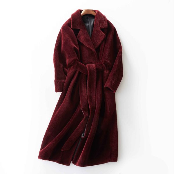women's fur & faux sheep shearing overcoat women real coat female jacket long winter warm lamb coats casaco feminino wyq780, Black
women's fur & faux sheep shearing overcoat women real coat female jacket long winter warm lamb coats casaco feminino wyq780, Black