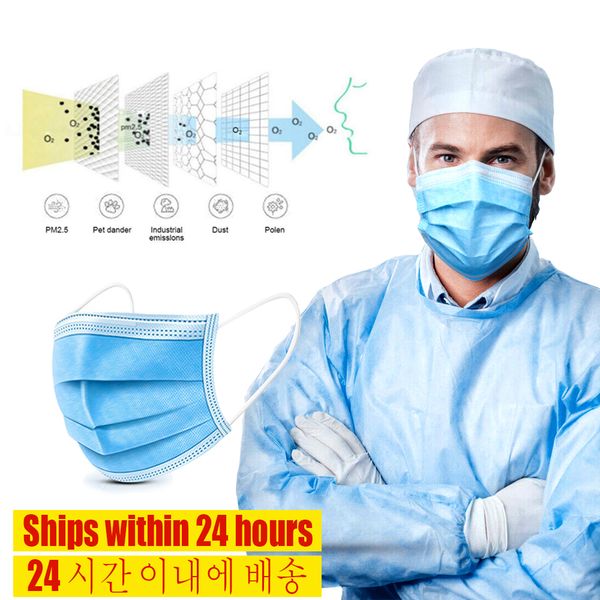 stock 100pcs/lot blue non-woven disposable masks anti pm2.5 face masks 3 layers dustproof earloop mouth masks household protective ha001
stock 100pcs/lot blue non-woven disposable masks anti pm2.5 face masks 3 layers dustproof earloop mouth masks household protective ha001