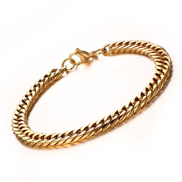 link, chain mens bracelet cuban link stainless steel punk hip hop 2021 on hand men accessories gold for jewelry, Black
link, chain mens bracelet cuban link stainless steel punk hip hop 2021 on hand men accessories gold for jewelry, Black