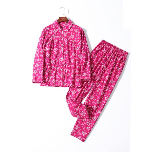 2019 autumn women casual print pajama sets female 100% cotton sleepwear suit laides long sleeve turn-down shirt + pants, Black;red
2019 autumn women casual print pajama sets female 100% cotton sleepwear suit laides long sleeve turn-down shirt + pants, Black;red
