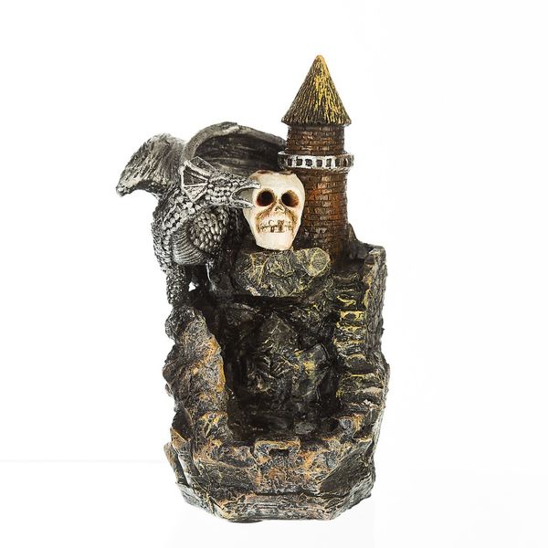 creative resin crafts dragon skull backflow incense burner home decoration + 10 cones
creative resin crafts dragon skull backflow incense burner home decoration + 10 cones